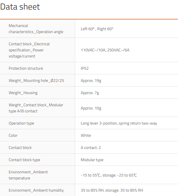 S2SR-S6W Specifications